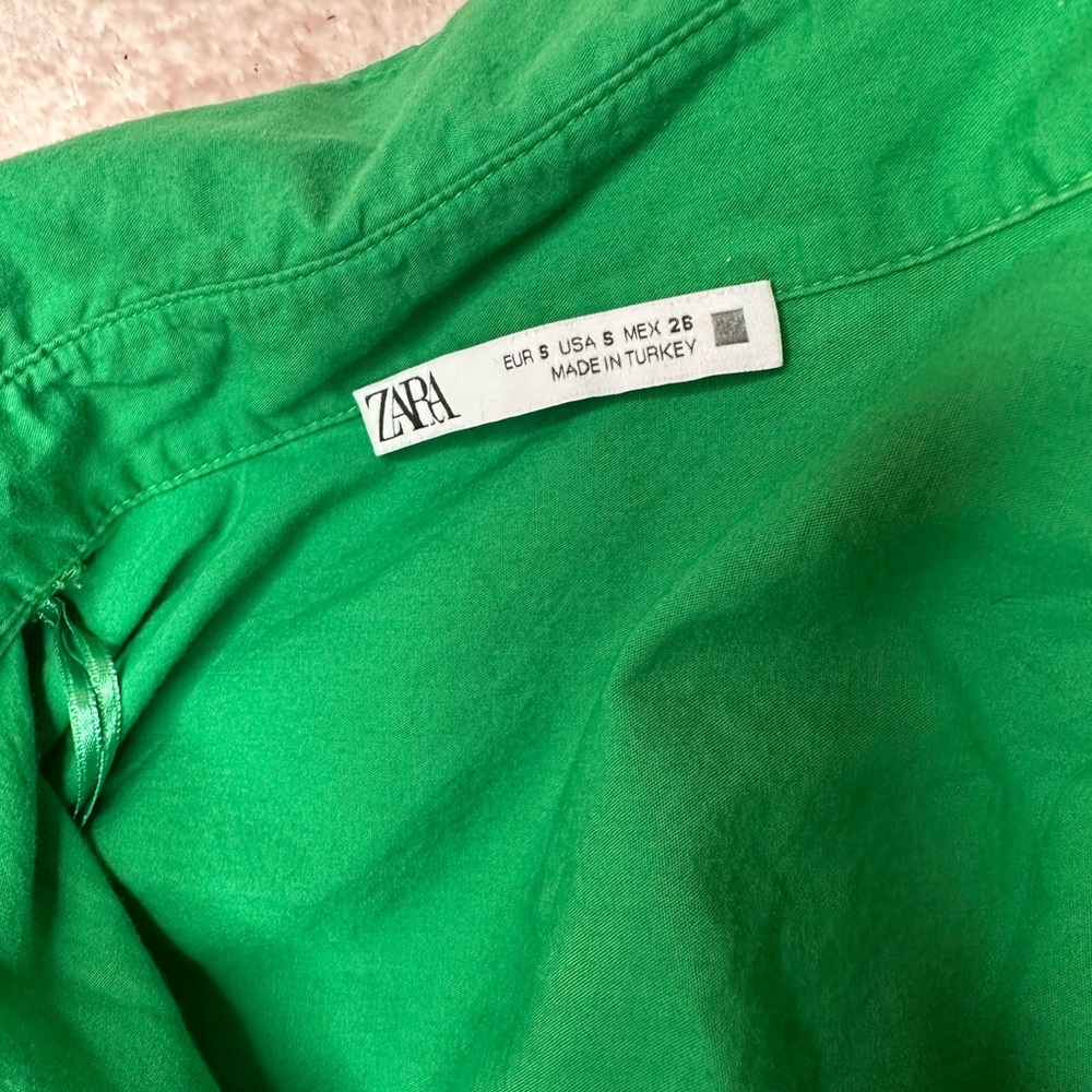 Zara Emerald Green Blouse